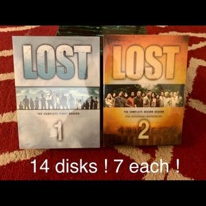 Lost season one and two, 14 DVDs!